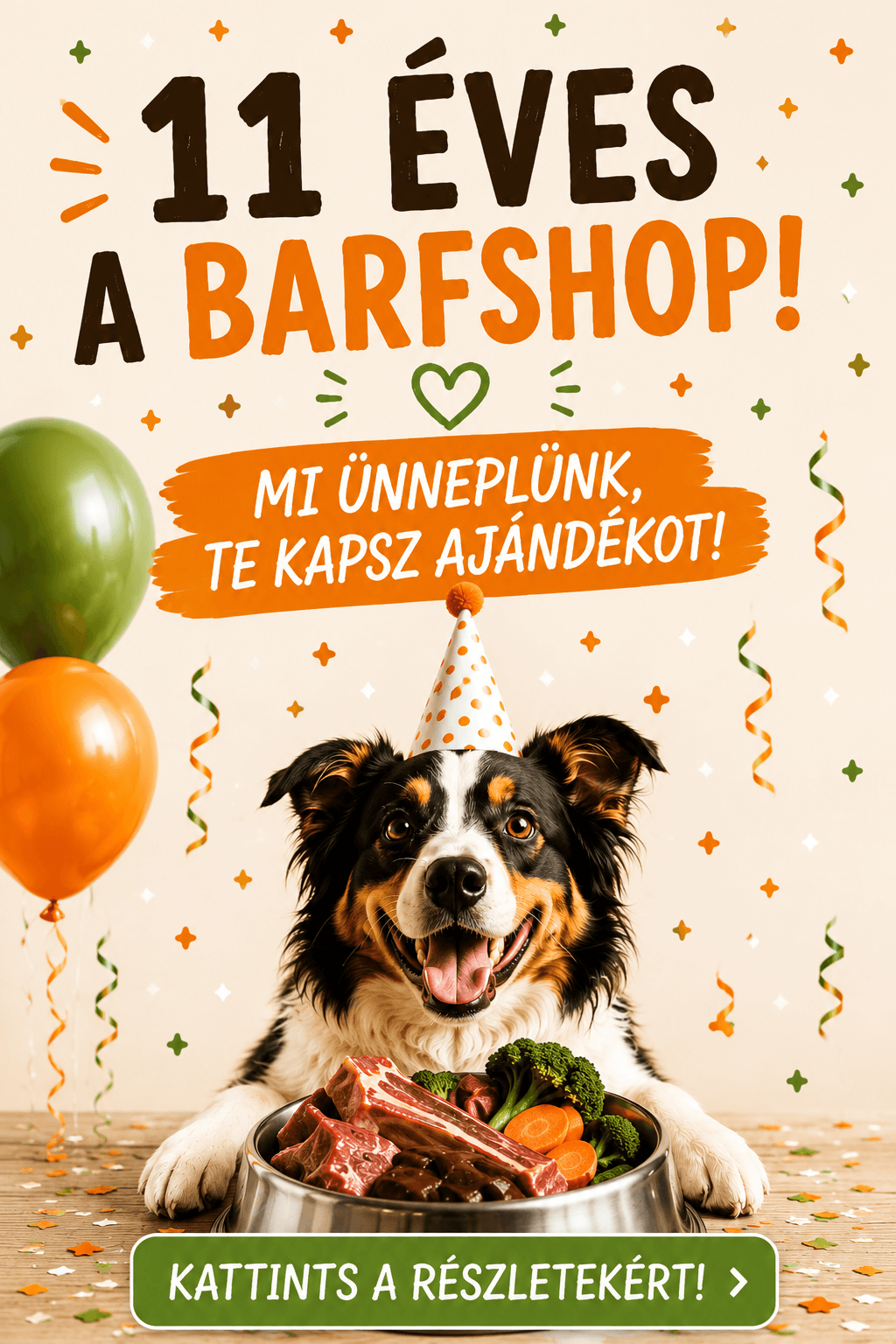 11 éves a Barfshop – születésnapi akciók