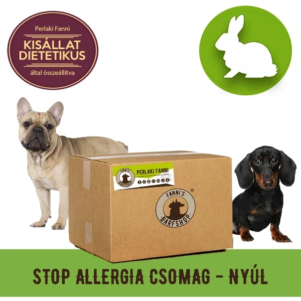 Stop allergia húscsomag kutyáknak nyúlból 8 kg