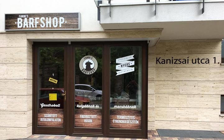 Fanni's Barfshop - Kanizsai utca 1. Fanni's Barfshop - Kanizsai utca 1.