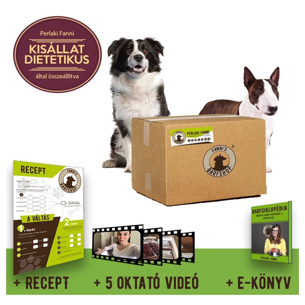 BARF Kezdő Program, 8 kg hússal, kis- és közepestestű kutyáknak BARF Kezdő Program, 8 kg hússal, kis- és közepestestű kutyáknak