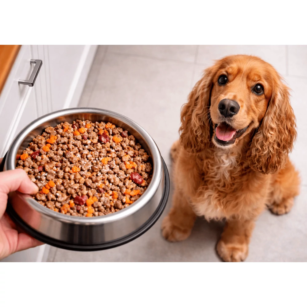 Nedves eledel kutyáknak vagy főtt étrend? - Mikor jobb választás a kíméletesen elkészített étel a táppal szemben