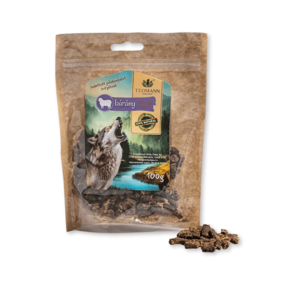 Bárányhús tréning snack mini, 100g, Teomann