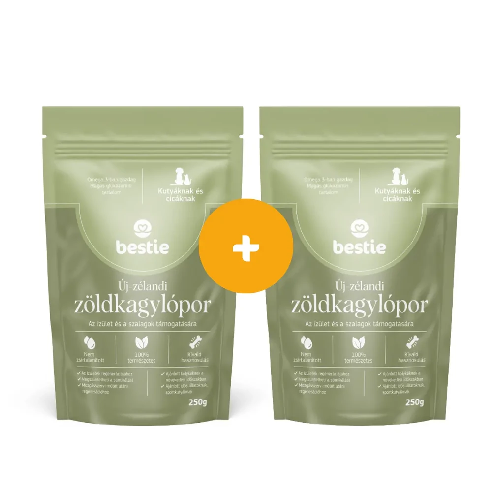 Új-zélandi Zöldkagylópor, 2*250 g, Bestie