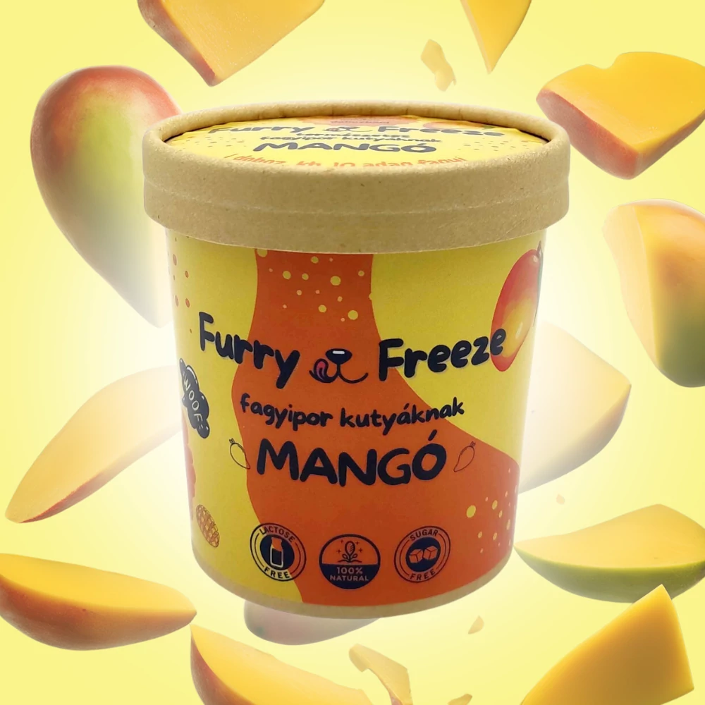Kutyafagyi mangó ízesítéssel, Furry Freeze