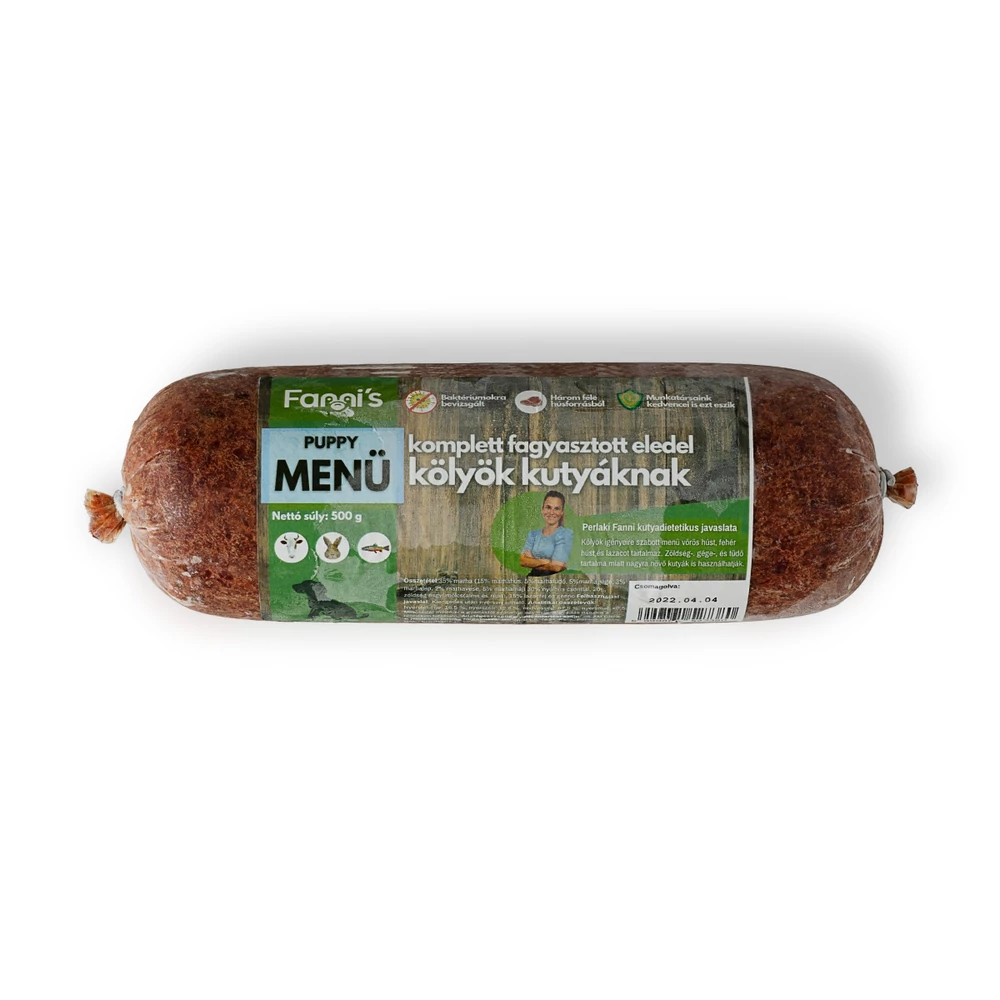 Puppy komplett Barf menü, 500g, Fanni's