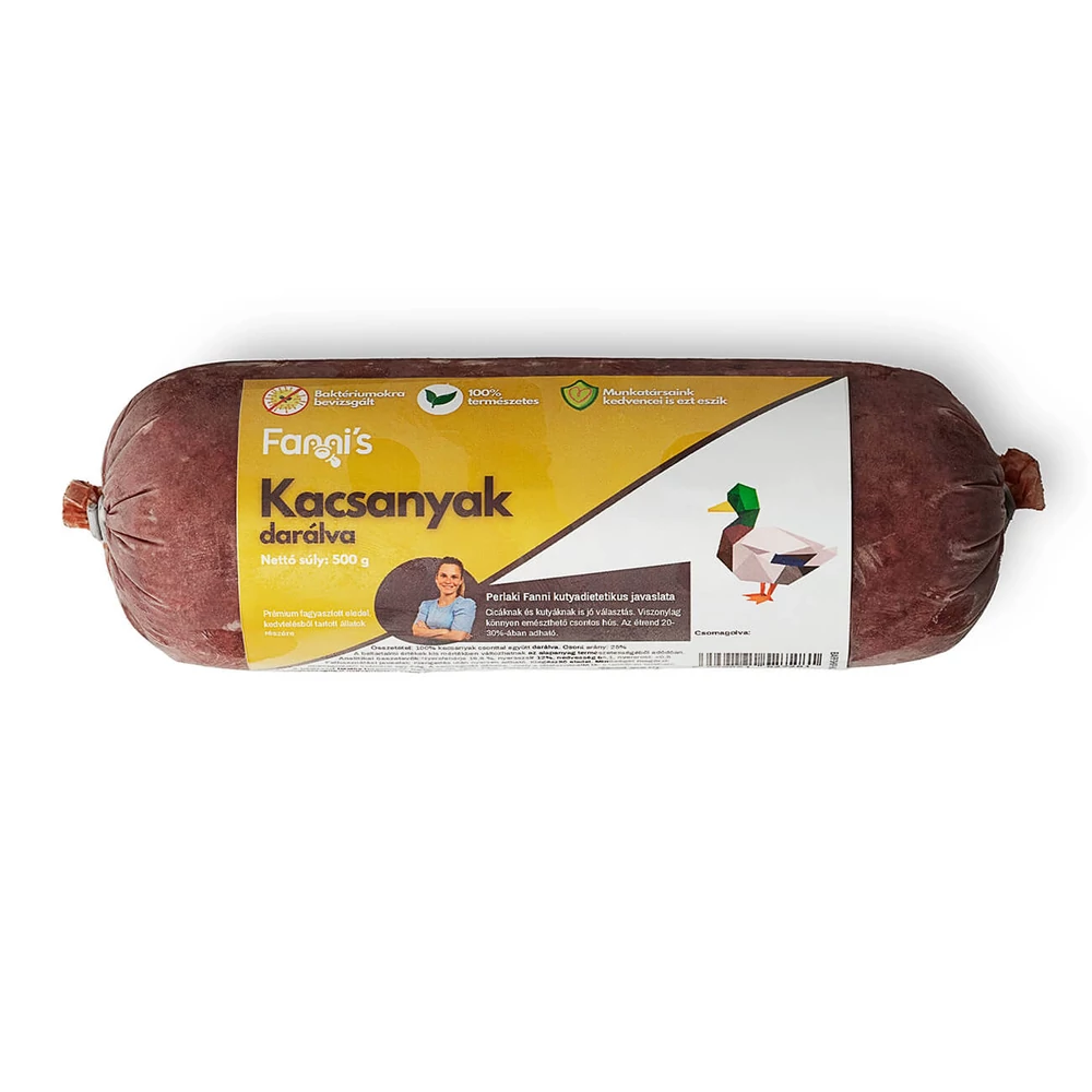 Darált kacsanyak, 500g, Fanni's