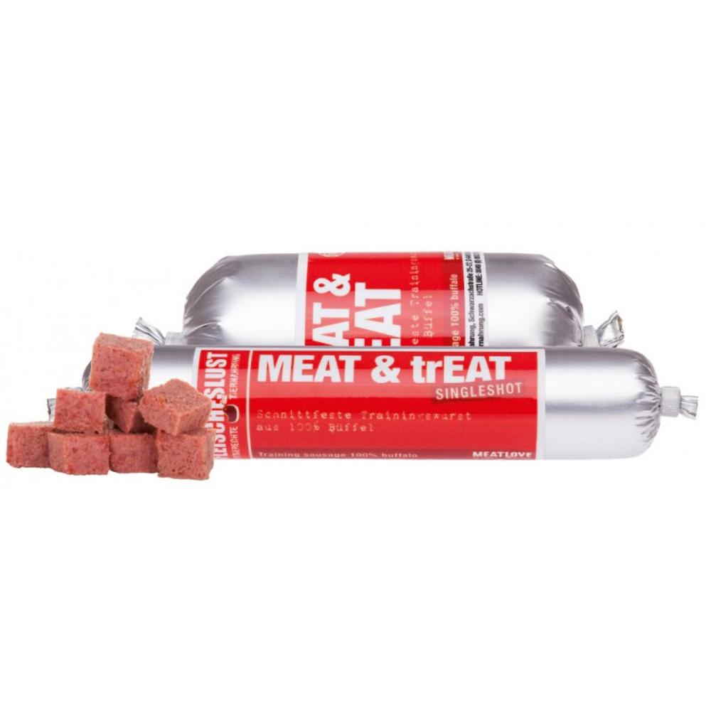 Meat &amp; trEat Bivaly Tréningfalat, 80g, MEATLOVE
