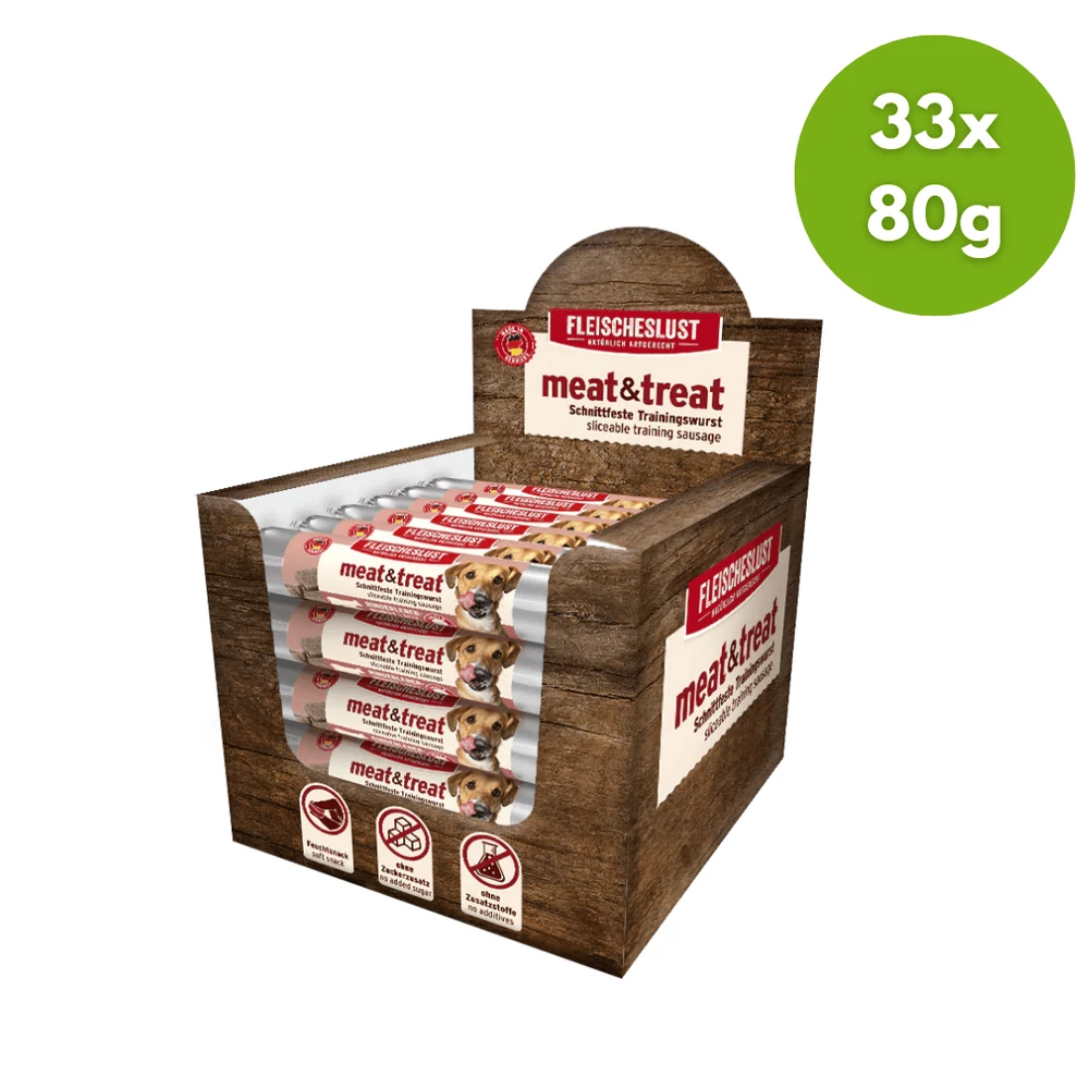 Meat & trEat Májas Tréningfalat, 33x80g Meat & trEat Májas Tréningfalat, 33x80g