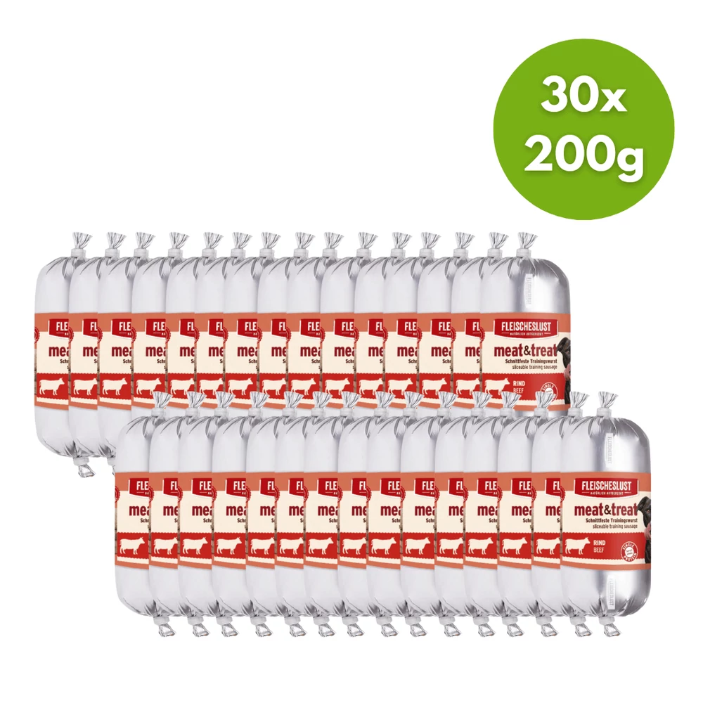 Meat & trEat Marhás Tréningfalat, 30x200g Meat & trEat Marhás Tréningfalat, 30x200g