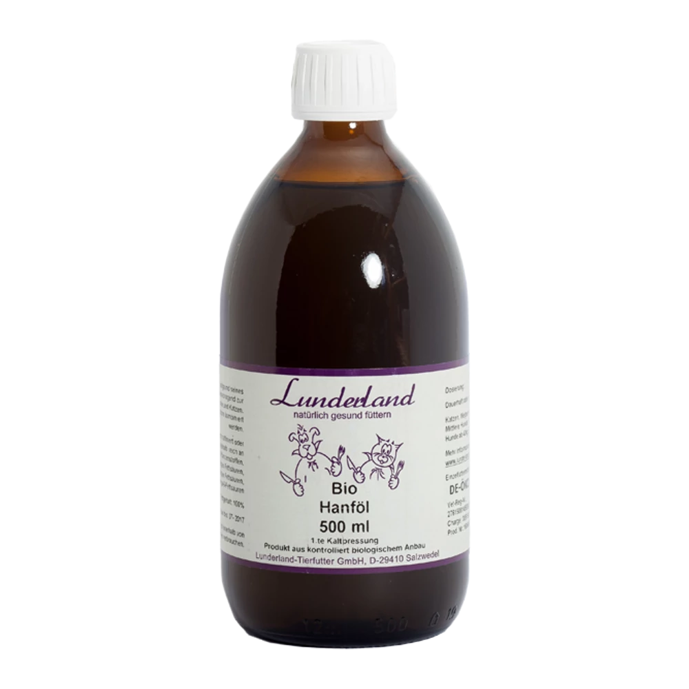 Kendermagolaj, BIO, 500 ml, Lunderland Kendermagolaj, BIO, 500 ml, Lunderland