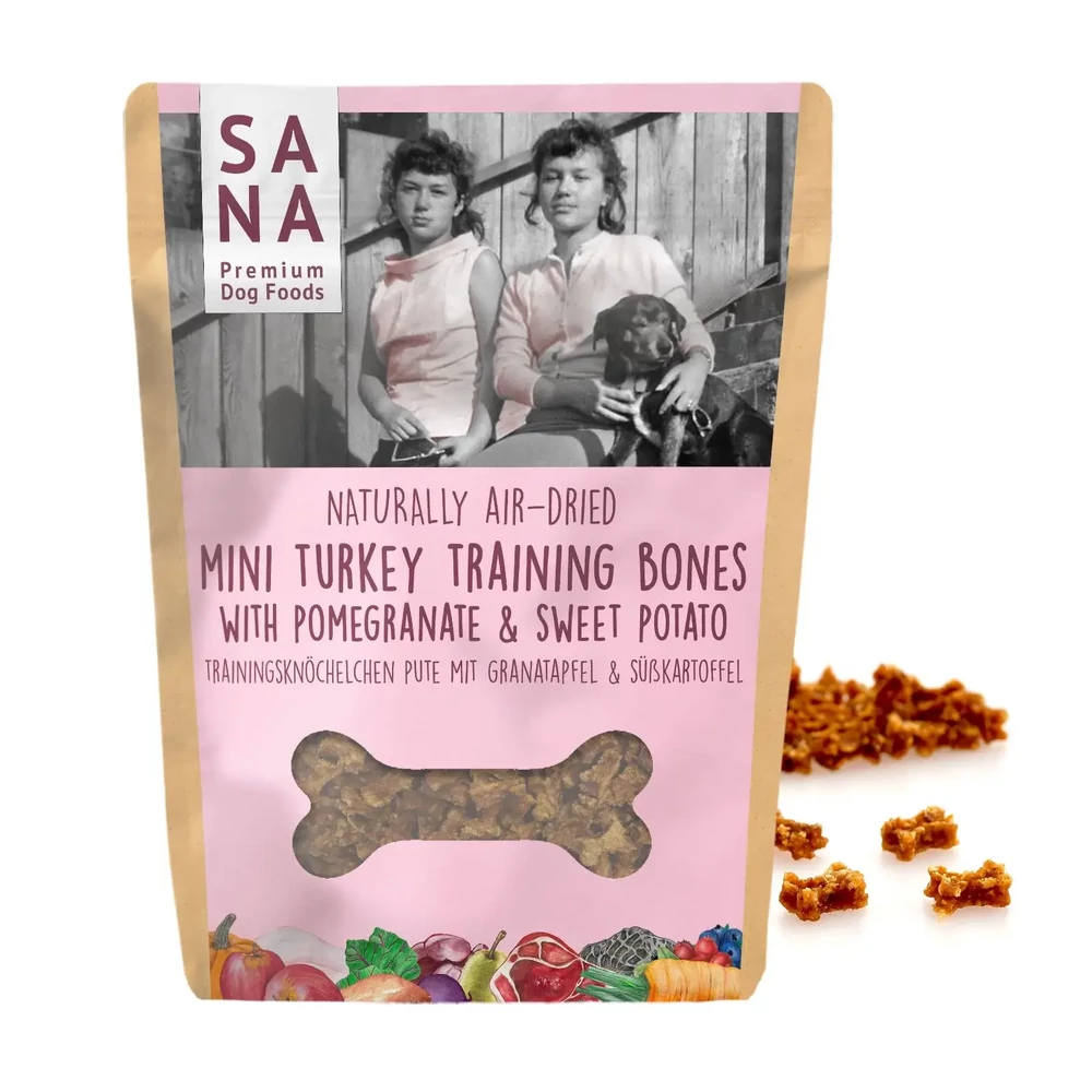 Pulyka tréningfalat gránátalmával és édesburgonyával, 100 g, Sanadog