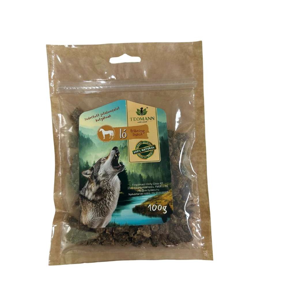 Lóhús tréning snack mini, 100g, Teomann