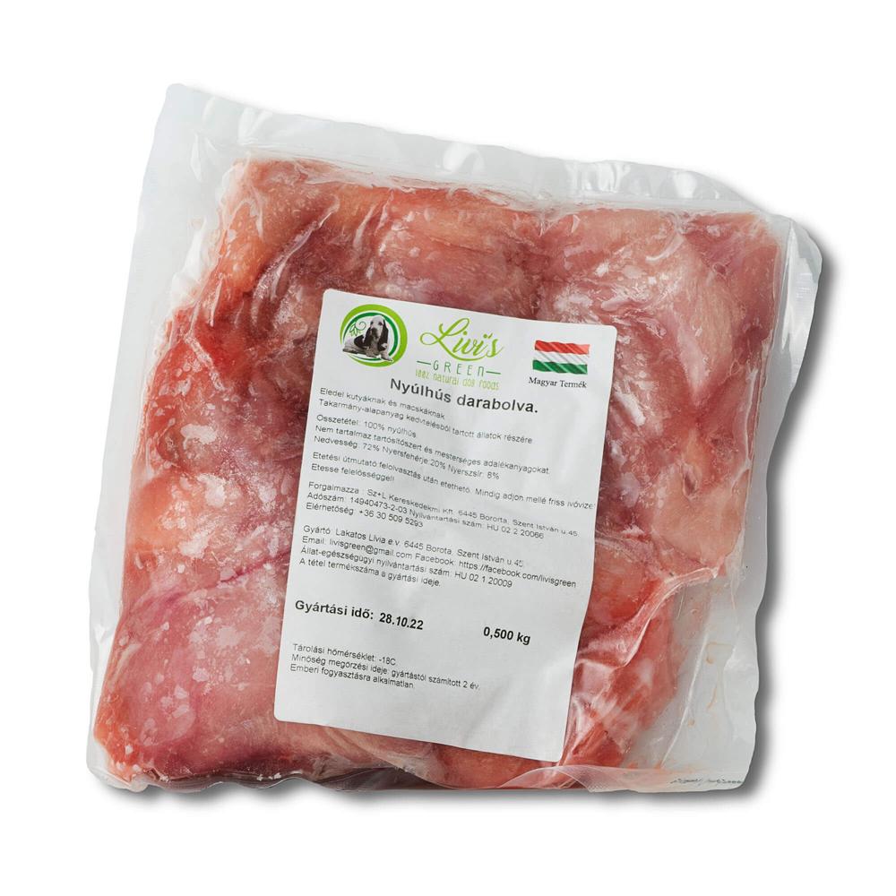 Darabolt nyúlhús, 500g, Livi's Green