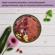 Kép 3/5 - Kacsa cukkínivel és körtével immunrendszer támogató párolt menü kutyáknak, 12x400g, Bestie