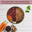 Kép 3/5 - Őz répával és erdei gyümölccsel ízülettámogató párolt menü kutyáknak, 12x400g, Bestie