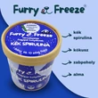 Kép 2/3 - Kutyafagyi kék spirulina ízesítéssel, Furry Freeze