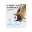 Kép 3/5 - Puppy Smart Blue interaktív csemege kirakós kutyajáték, 1-es szint, Nina Ottosson