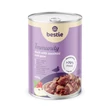 Kép 1/5 - Kacsa cukkínivel és körtével immunrendszer támogató párolt menü kutyáknak, 800g, Bestie