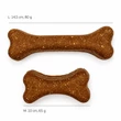 Kép 2/4 - Dentie fogtisztító rágócsont M (10 cm, 65 g) és L (14,5 cm, 80 g) méretének összehasonlítása