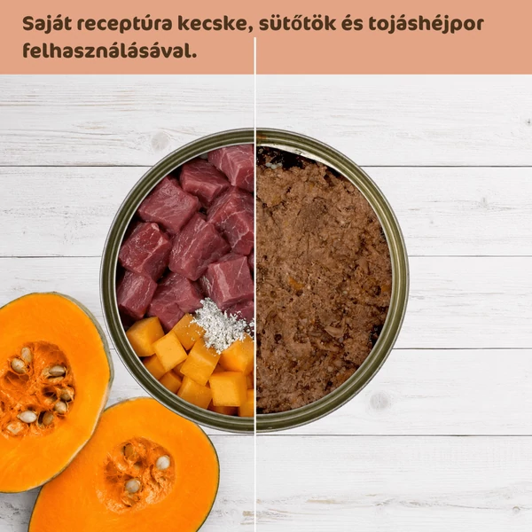 Kecske sütőtökkel hipoallergén párolt menü kuyáknak, 150g, Bestie