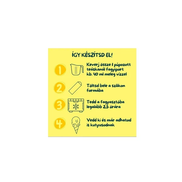 Fürree fagyipor kutyáknak kollagénnel - MOGYORÓVAJ