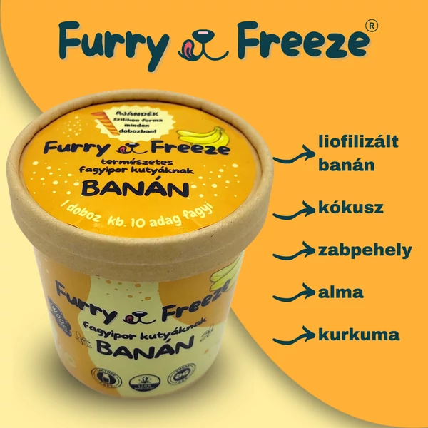 Kutyafagyi banán ízesítéssel, Furry Freeze