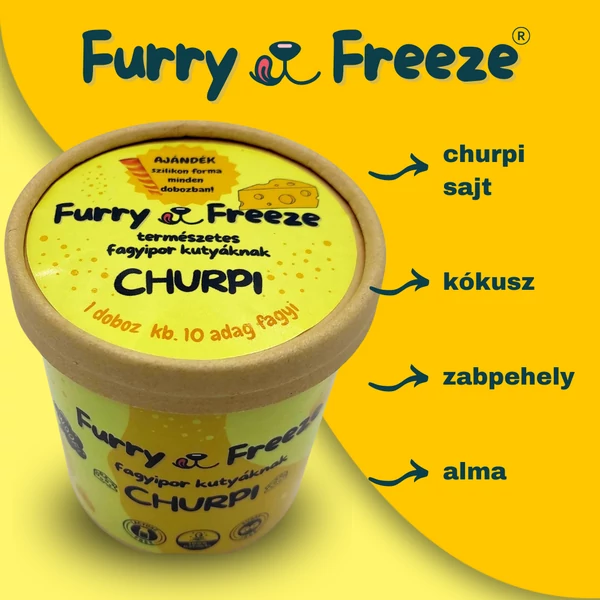 Kutyafagyi churpi ízesítéssel, Furry Freeze
