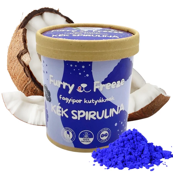 Kutyafagyi kék spirulina ízesítéssel, Furry Freeze