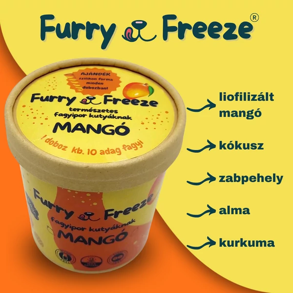 Kutyafagyi mangó ízesítéssel, Furry Freeze