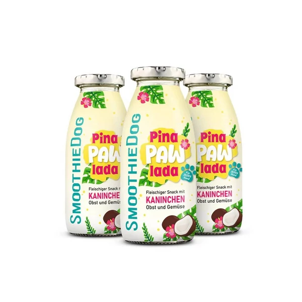 Nyúlhús smoothie menü kutyáknak, Summer Edition