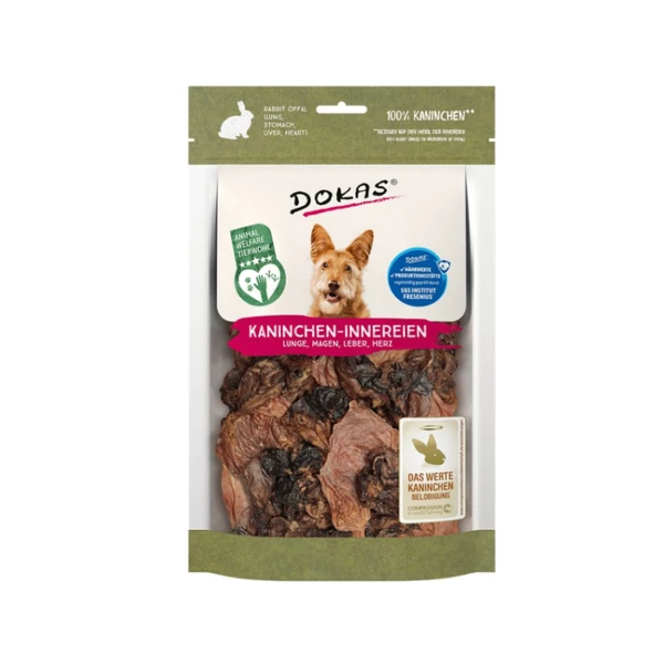 Szárított nyúlbelsőség, 100g, Dokas