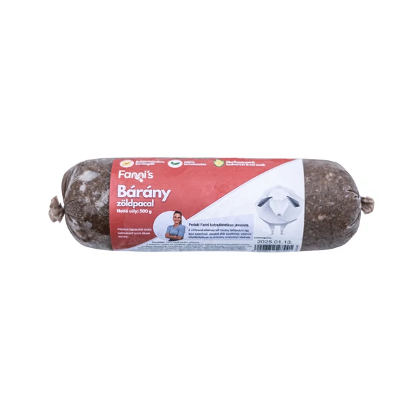 Bárány zöldpacal darálva, 500g, Fanni's