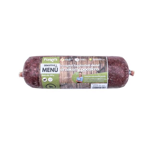Sensitive1 menü (pulyka és bárány), 500g, Fanni's