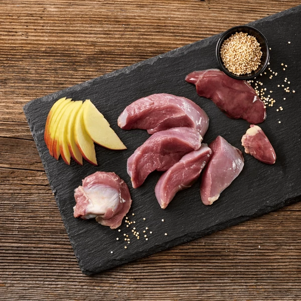 Tiszta kacsa almával és amaránttal, sensitive, 800g, Meatlove