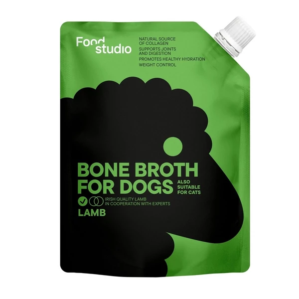 Ír bárány csontleves kutyáknak, 350ml, Food Studio