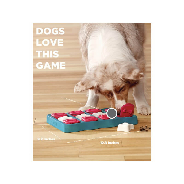 Dog Brick interaktív csemege kirakós kutyajáték, középhaladó 2-es szint, Nina Ottosson