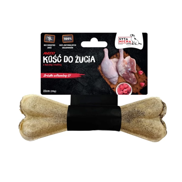 MAXXI Funkcionális rágócsont kacsával és málnával , 22 cm , Syta Micha