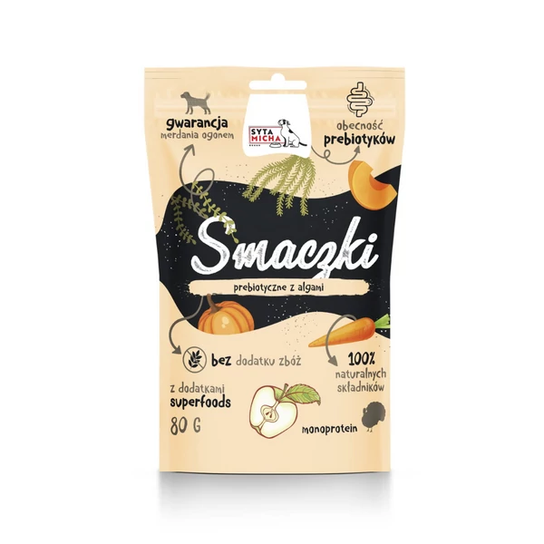 Prebiotikus tréningfalat pulykával, 80gr, Syta Micha