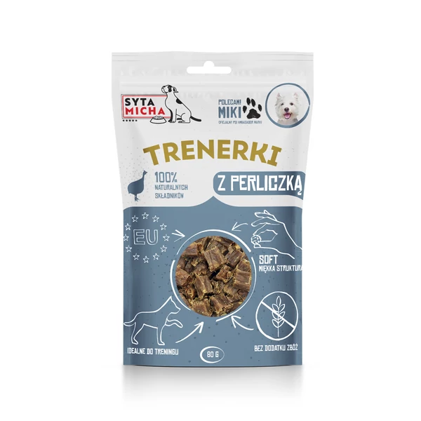 Tréningfalat gyöngytyúkhússal, 80gr, Syta Micha