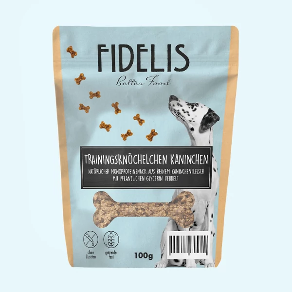 Nyúl tréning snack, 100g, Fidelis