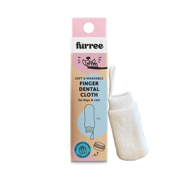 Ujjrahúzható ezüstionos fogkefe kutyáknak és macskáknak, Fürree