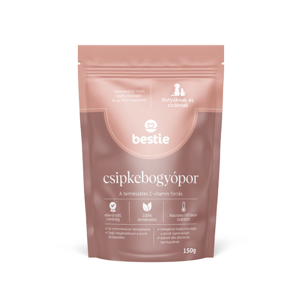 Csipkebogyópor, 150 g, Bestie