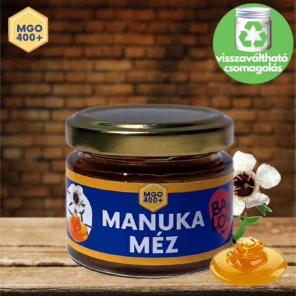 Manuka méz kutyáknak és macskáknak immunerősítésre 400+ MGO, 50 g, Barf Love