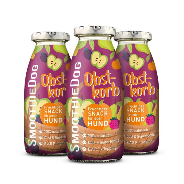 Gyümölcsös smoothie kutyáknak, 250ml, SmoothieDog