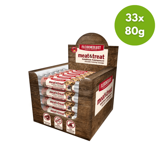 Meat & trEat Májas Tréningfalat, 33x80g, Meatlove