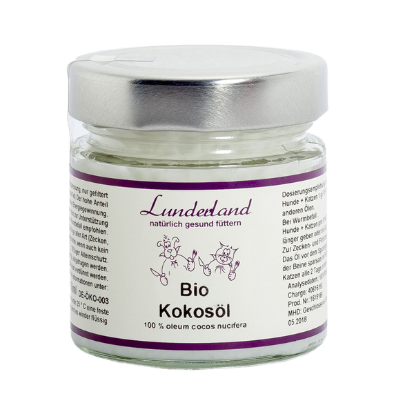 Kókuszolaj BIO, 200 ml, Lunderland