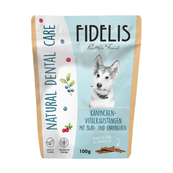 Nyulas fogtisztító rúd áfonyával és vörös áfonyával, 150 g, Fidelis