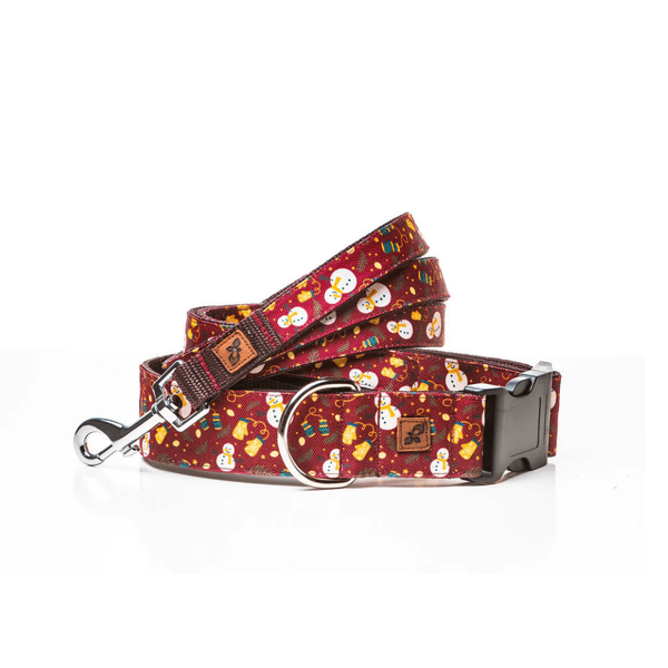 Hóember Nyakörv L, textil, Delight's Dog Design