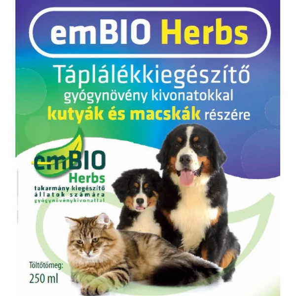 EM-BIO élőflóra tartalmú, gyógynövényes étrendkiegészitő